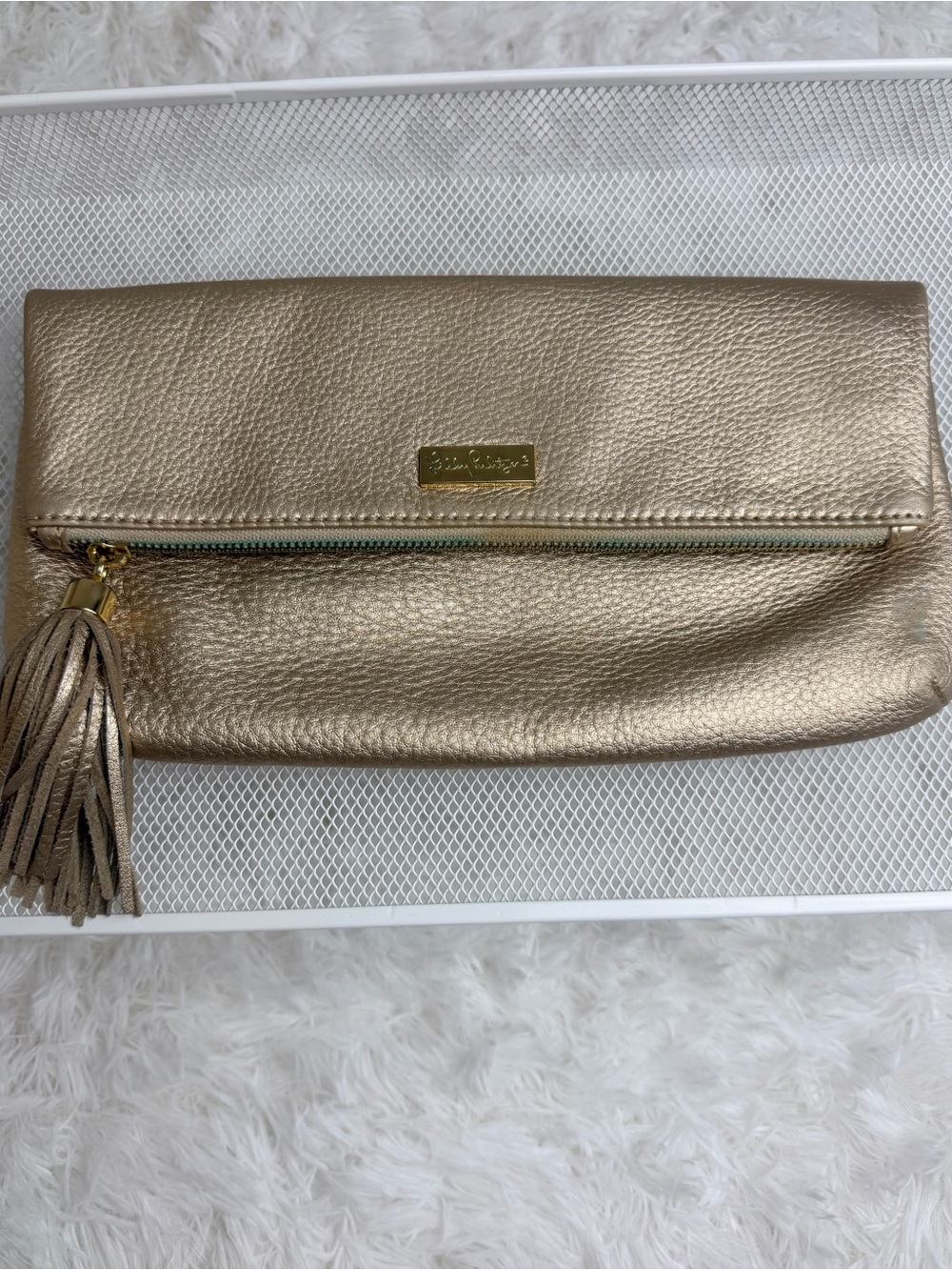 Seaside Clutch Gold - Picture 2 of 7
